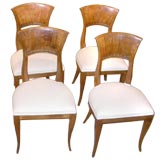 Set of 4 Italian game chairs