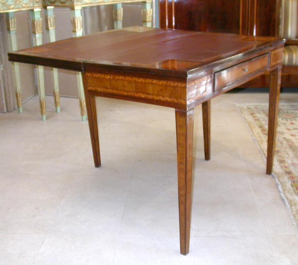 Northern Italian Folding Top Games Table