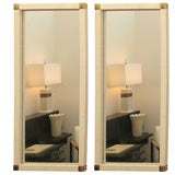 Pair of Drexal Caned wall Mirrors