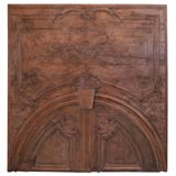 Oak over-door panel