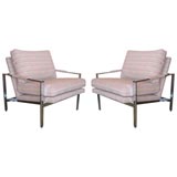 Pair of Milo Baughman Lounge Chairs