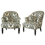 Pair Of Napoleon III Armchairs Pair Of Napoleon III Armchairs