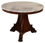 Restauration mahogany gueridon