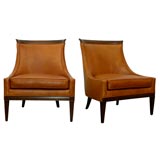 Classic Leather Club Chairs