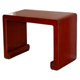 Red Lacquer Console Table