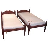 Antique PAIR OF SHAKER TWIN BEDS
