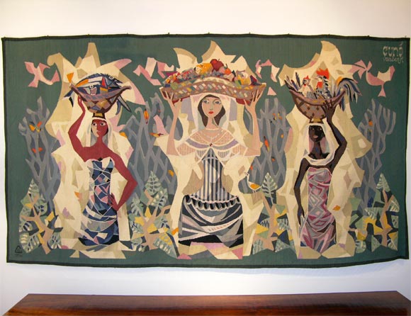 Woolen Tapestry/Wall Hanging by Cuno van den Steene