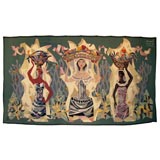 Woolen Tapestry/Wall Hanging by Cuno van den Steene