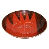 Vintage Ceramic Bowl by René Neveux