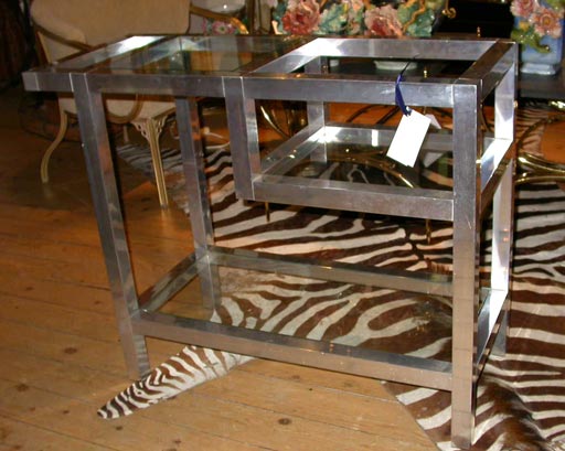 Polished Aluminum Bar Server