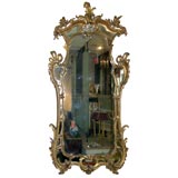 George III Giltwood Mirror, manner of John Linnell, ca 1770's