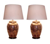 Pair of table lamps by Waylande Desantis Gregory