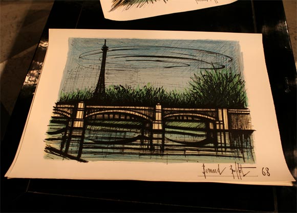 Bernard Buffet Prints Set of Four Views of Paris