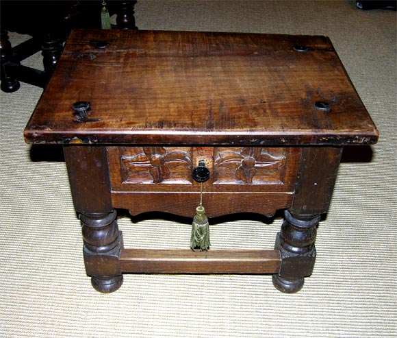 Pair of Spanish Baroque Style Side Tables