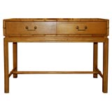 Faux Rattan & Bamboo Console / Server