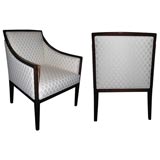 pair of chairs by JM Frank