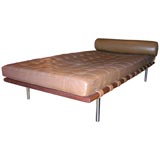 early Barcelona daybed by Mies van der Rohe for Knoll