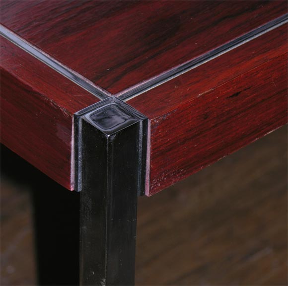 American Richard Schultz rosewood table, mfg. Knoll