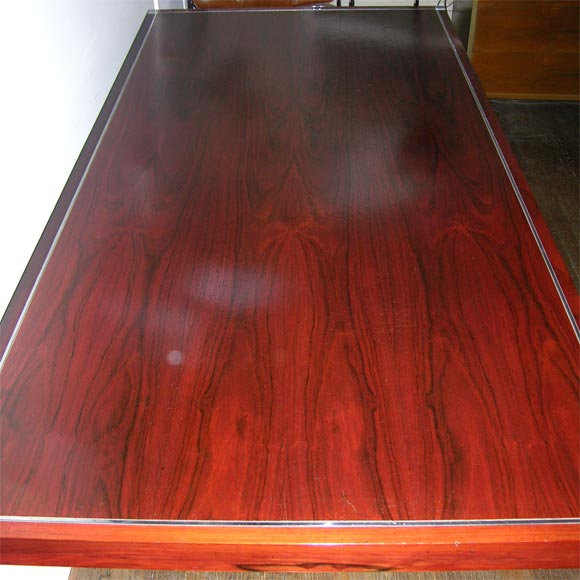 20th Century Richard Schultz rosewood table, mfg. Knoll