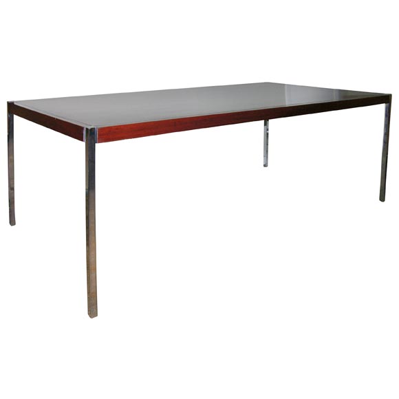 Richard Schultz rosewood table, mfg. Knoll