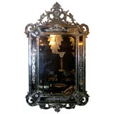 Antique Large Venetian Mirror