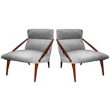 Pair of Gio Ponti Lounge Chairs