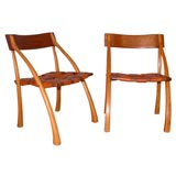 Pr. of  Espenet "Wishbone" chairs