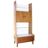 Vintage Walnut storage hutch by Kipp Stewart  for Glenn of California