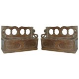 Vintage Pair of Italian Carved Benches, Neopolitan, Circa 1840