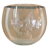 Glass Angelfish Vase by Stromberg