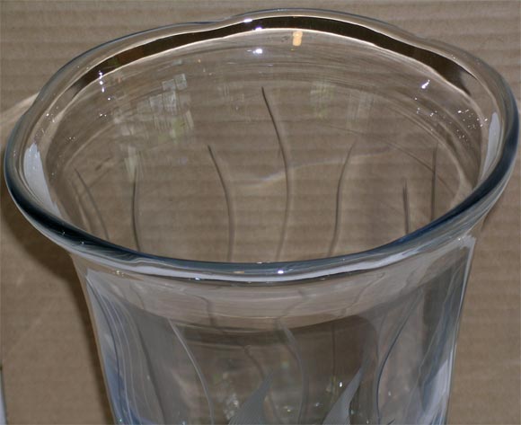 Glass Angelfish Vase by Stromberg 2