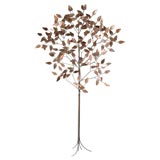 Copper Tree Sculpture by Curtis Jere
