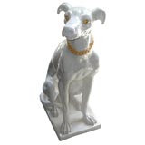 Retro Decorative Greyhound Statue