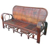 Chinese Deco Bamboo Sofa