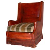 Pair of Leather Library Chairs