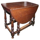 OVAL ENGLISH OAK GATELEG TABLE