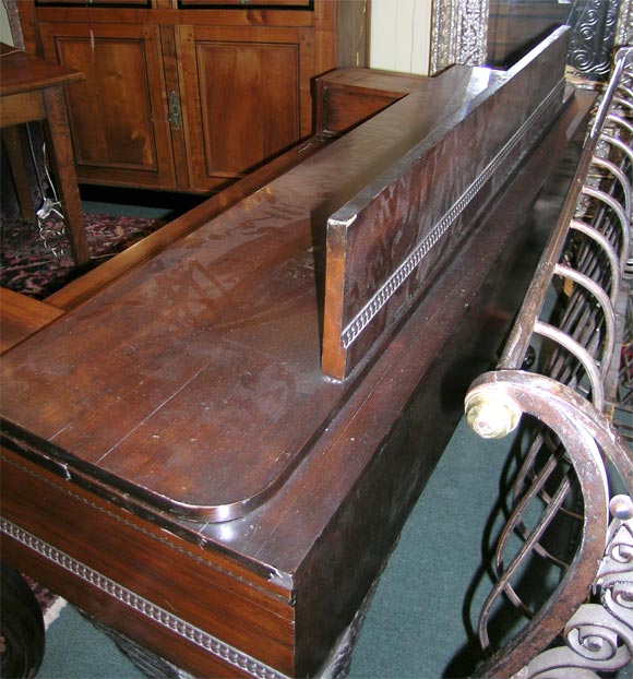 19th Century VICTORIAN ROSEWOOD SPINET DESK