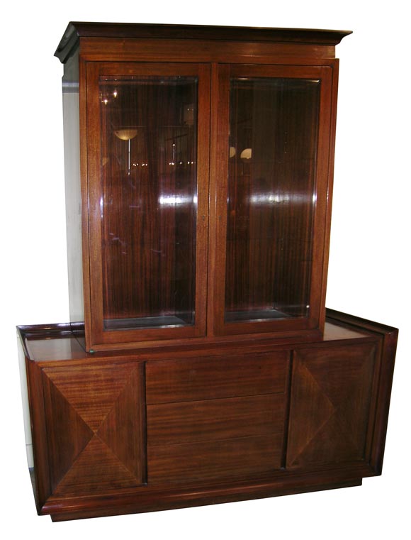 sideboard with tall cabinet