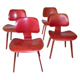 2 DCW Chairs by Charles and Ray Eames