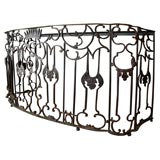 Large Italian Iron Console