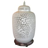 Japanese  Porcelain Lamp
