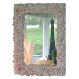 Elegant Shell Frame Mirror