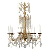 Neo-Classic Style Crystal Chandelier