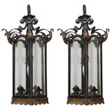 Antique PENDING SALE - Pair 19th C. Italian Lanterns