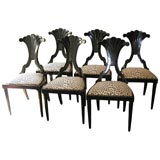 Set of six dining chairs circa 1940's