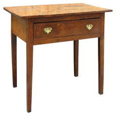 Lovely 18th c. Welsh Oak Side Table