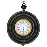 French Tole Wall Clock