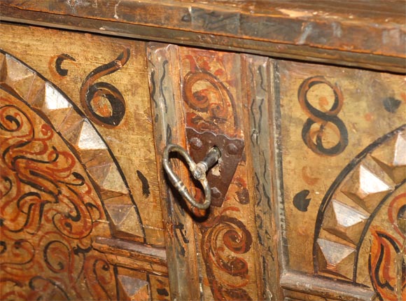 Wood Baroque Dowry Chest