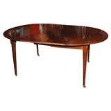 French Directoire Mahogany Extension Dining Table