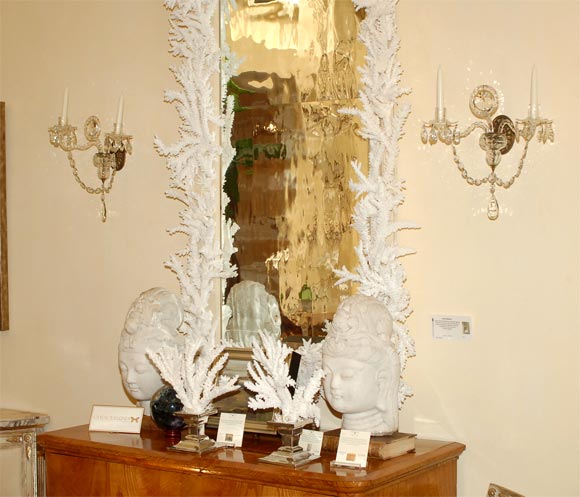 Pair of George III Cut Glass Sconces